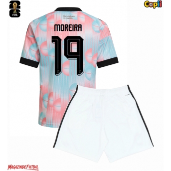 Belgia Diego Moreira #19 Echipament de Fotbal Replică Mondial 2026 Copii Deplasare (+ Șorturi)